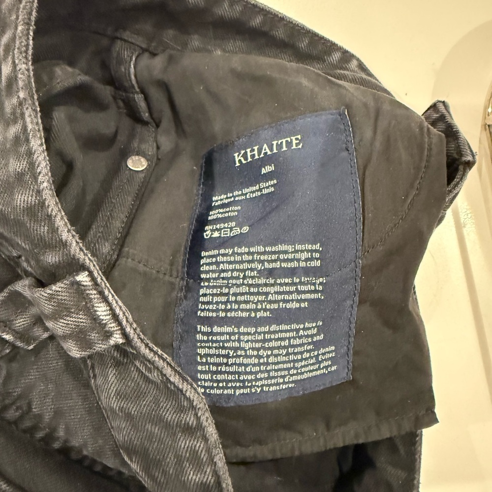 Khaite Abli Women's Black Jeans - Picture 10 of 10